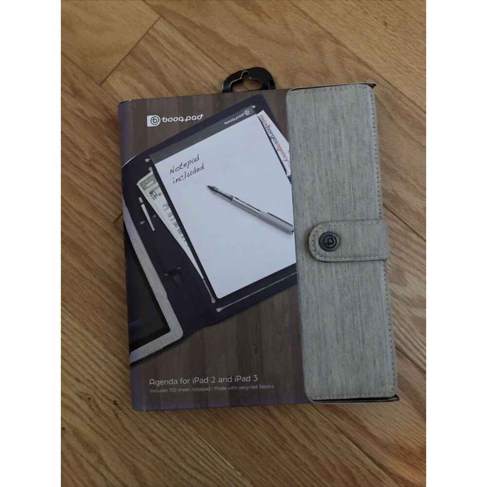 Tan Beige Agenda for iPad 2 & iPad 3 Booqpad BPD3-CFC New